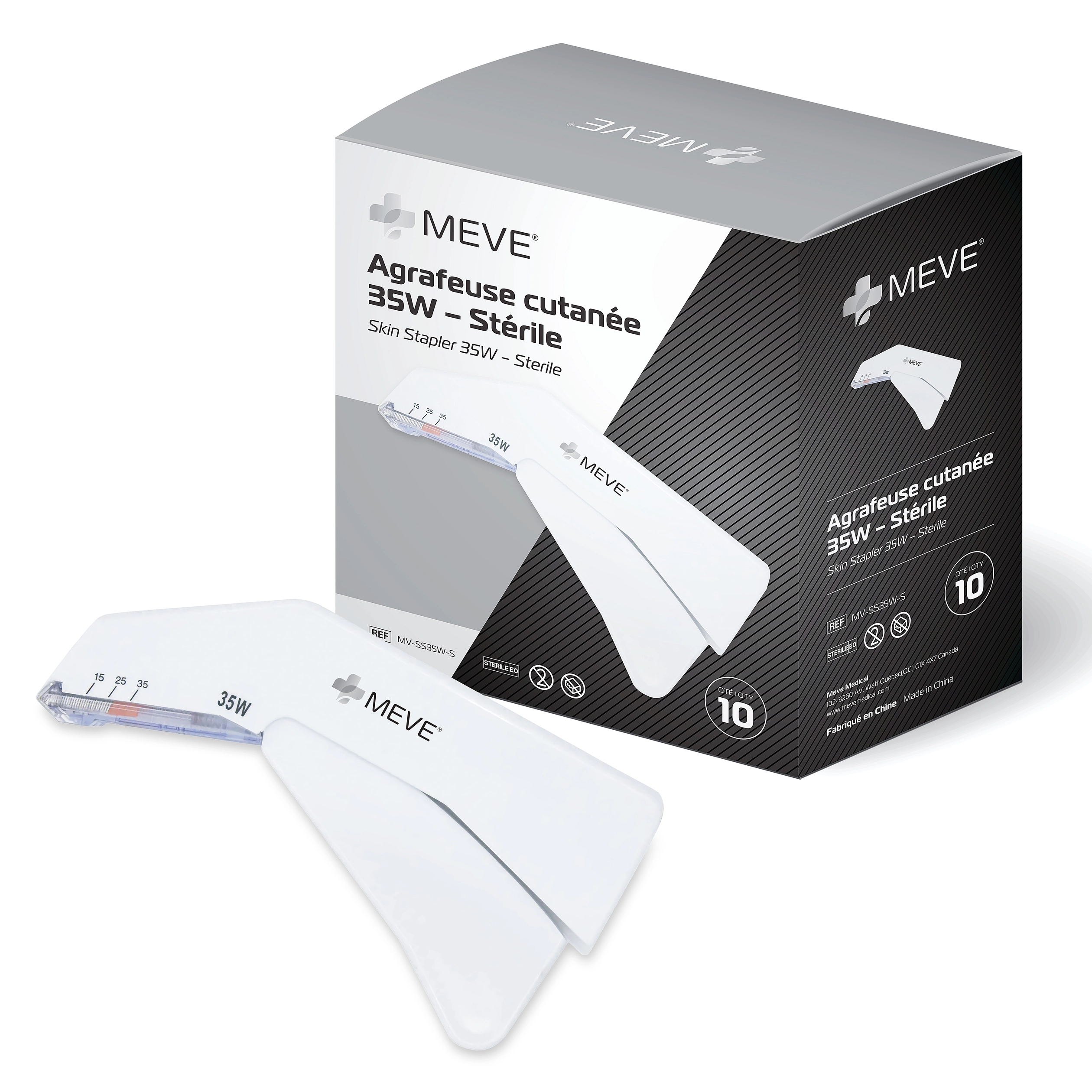 MV-SS35W-S MEVE™ Skin Stapler 35W – Sterile