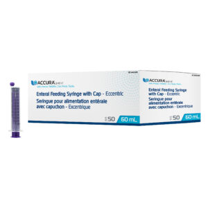 60 mL Enteral Feeding Syringe – ENFit – Eccentric Tip